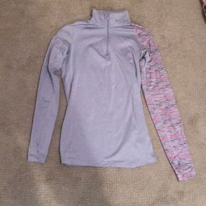 Nike Pro Combat Dri Fit Fitten Quarter zip Small